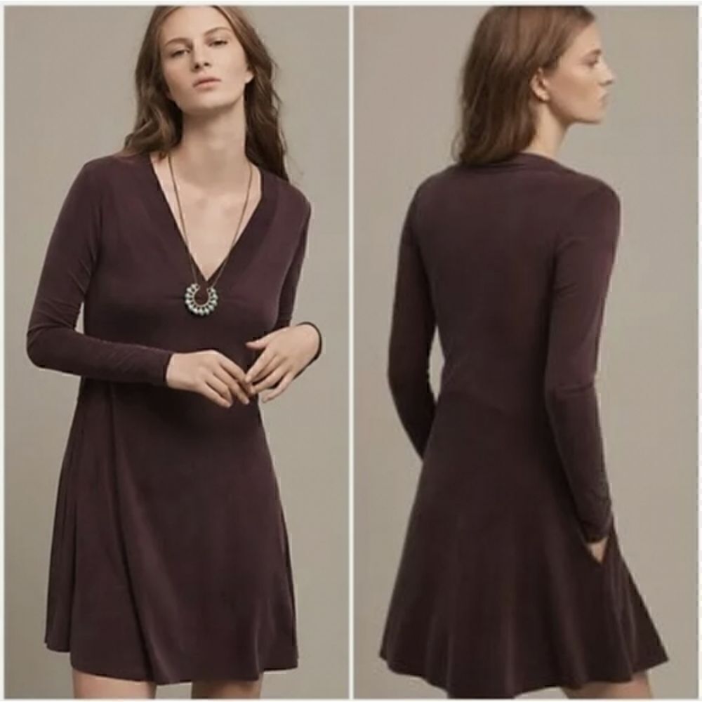 Dolan | Anthropologie Toute V-Neck Jersey Dress